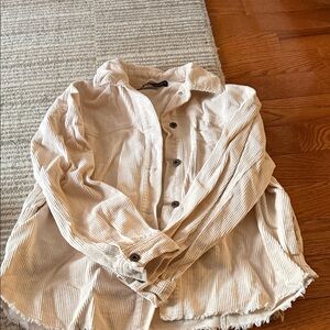 Zara corduroy shacket
